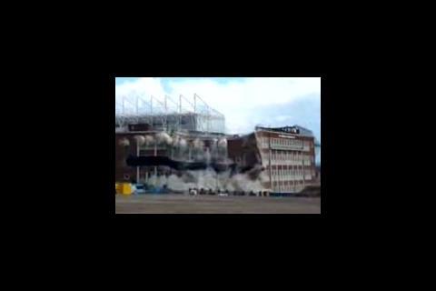 Newcastle Brown Ale demolition